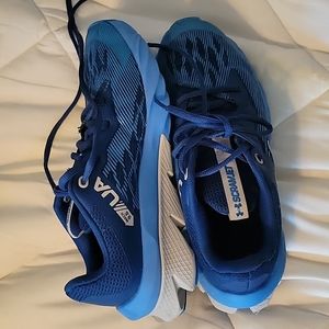 Blue, under armour boys shoes